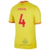 Maglia ufficiale Liverpool Virgil van Dijk 4 Alternativa 2021-22 per Uomo